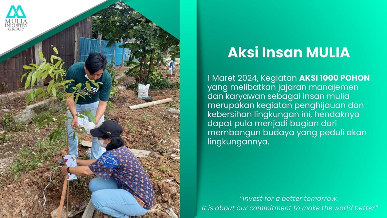 Aksi Insan MULIA: Aksi 1000 Pohon